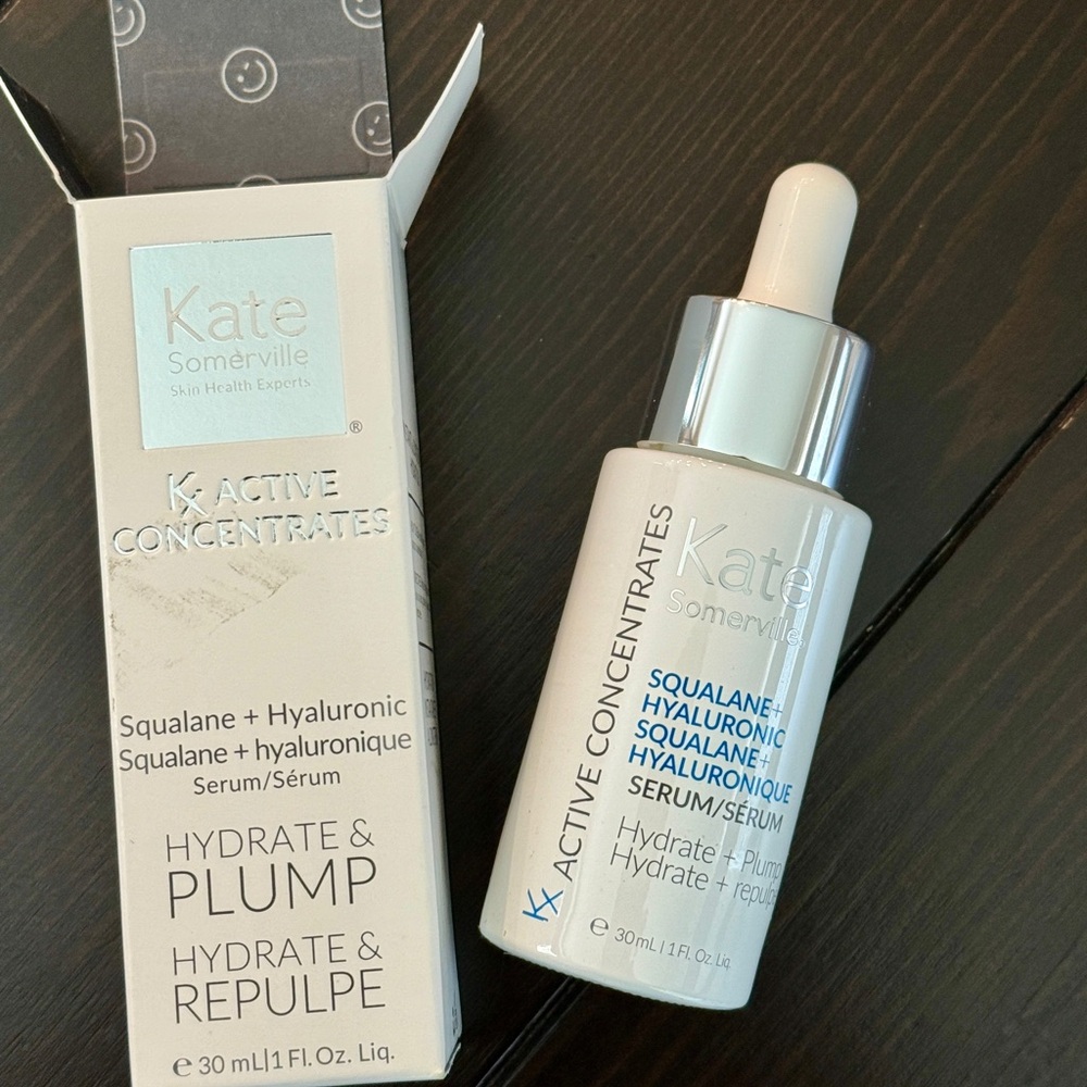 **Free Shipping** Kate Somerville Squalane + Hyaluronic Serum NIB 1oz FULL SIZE